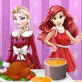 Princesses Cooking Christmas Dinner 